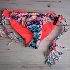 Nwt reversible Victorias Secret swim bottoms s